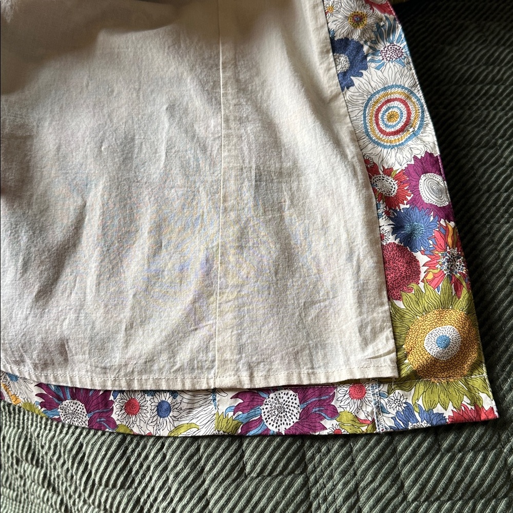 Liberty Art Fabrics. A beautiful bright floral cotton shirt-dress. - Picture 7 of 10